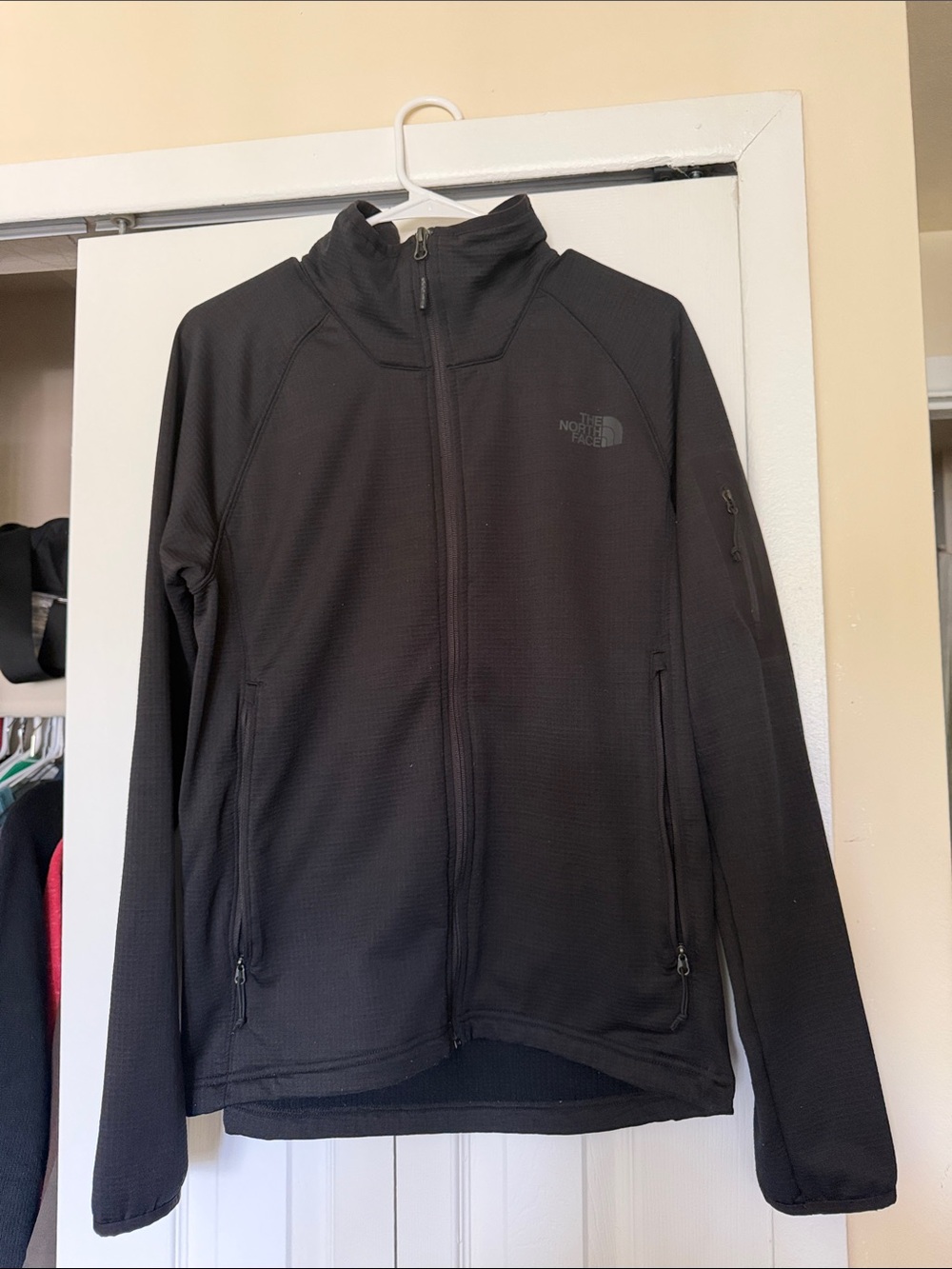 The North Face Black Zip-Up Midlayer Jacket